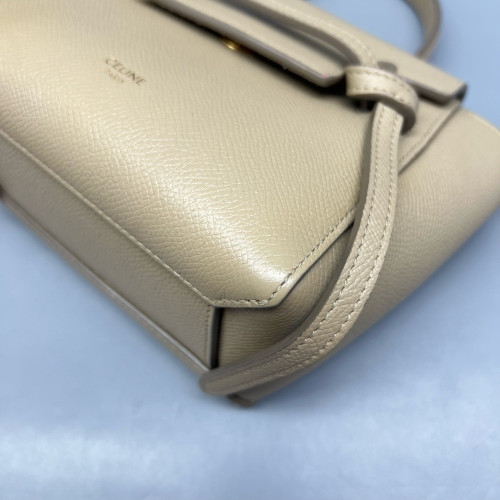 Celine Pico Belt Bag Grained Calfskin Natural Tan