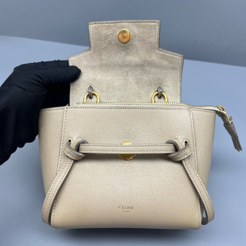 Celine Pico Belt Bag Grained Calfskin Natural Tan