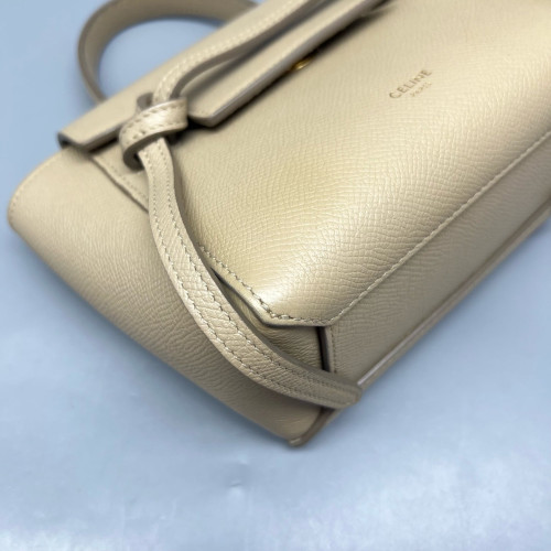 Celine Pico Belt Bag Grained Calfskin Natural Tan