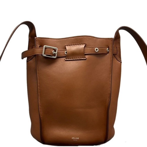 Celine Small Big Bag Bucket Calfskin Tan