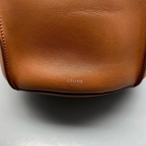 Celine Small Big Bag Bucket Calfskin Tan