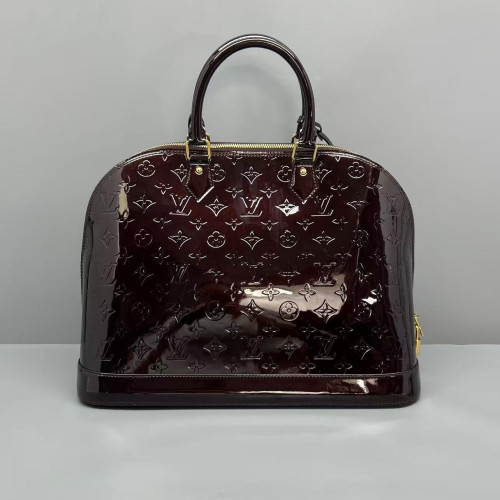 Louis Vuitton Alma GM Vernis Amarante