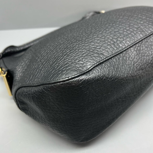 Burberry Tote Bag Grained Calfskin Black