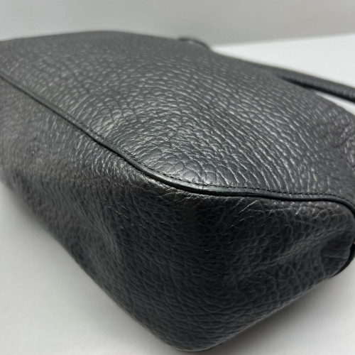 Burberry Tote Bag Grained Calfskin Black