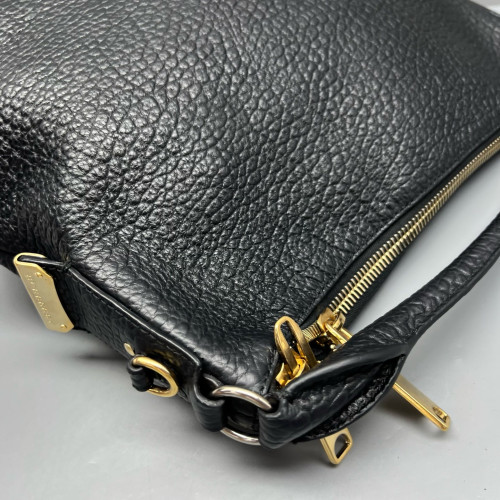 Burberry Tote Bag Grained Calfskin Black
