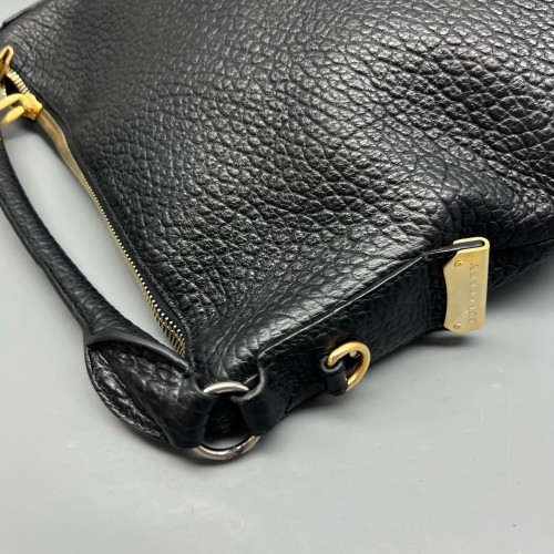 Burberry Tote Bag Grained Calfskin Black