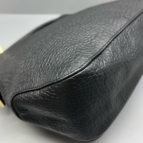 Burberry Tote Bag Grained Calfskin Black