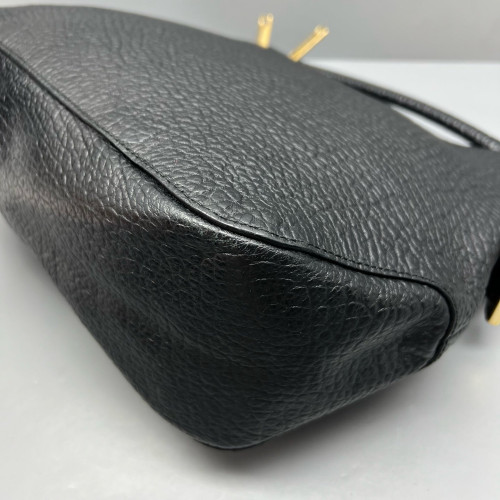 Burberry Tote Bag Grained Calfskin Black
