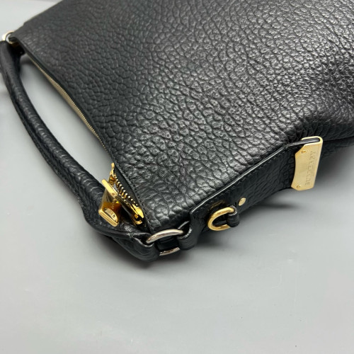 Burberry Tote Bag Grained Calfskin Black