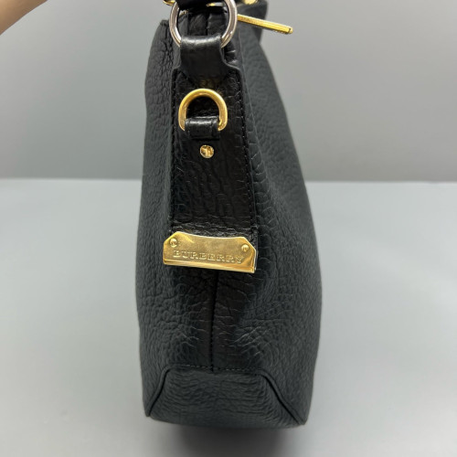 Burberry Tote Bag Grained Calfskin Black
