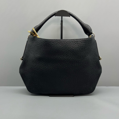 Burberry Tote Bag Grained Calfskin Black