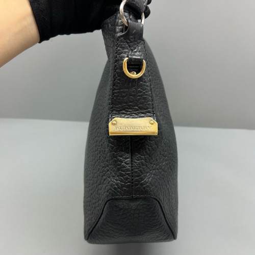 Burberry Tote Bag Grained Calfskin Black