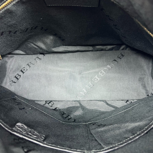 Burberry Tote Bag Grained Calfskin Black