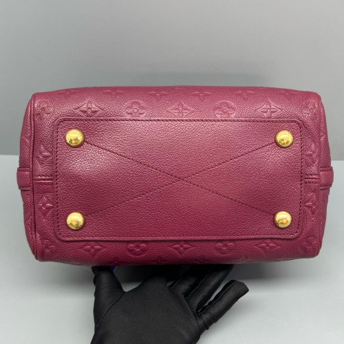 Louis Vuitton Speedy Bandouliere 25 Monogram Empreinte Burgundy