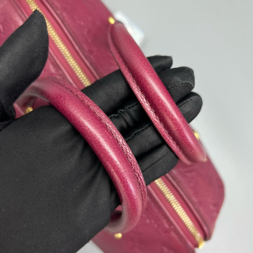 Louis Vuitton Speedy Bandouliere 25 Monogram Empreinte Burgundy