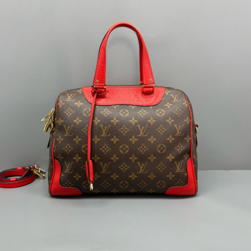 Louis Vuitton Retiro PM Monogram Brown Red
