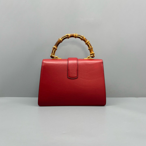 Gucci Bamboo Mini Dionysus Top Handle Bag Calfskin Red White Blue
