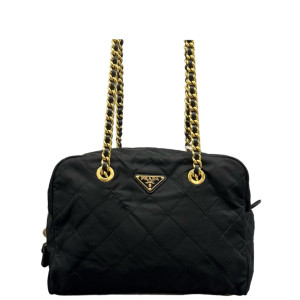 Prada Boston Bag Tessuto Nylon Black Prada Boston Bag Tessuto Nylon Black