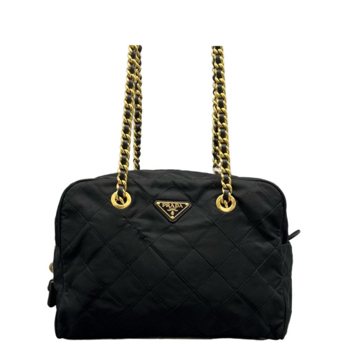 Prada Boston Bag Tessuto Nylon Black