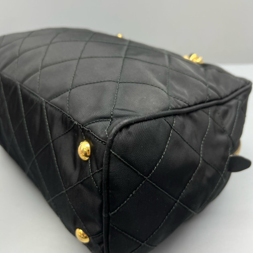 Prada Boston Bag Tessuto Nylon Black