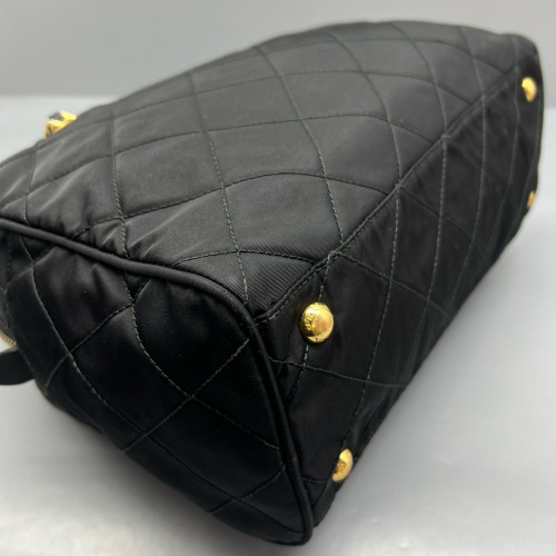 Prada Boston Bag Tessuto Nylon Black