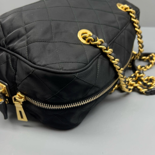 Prada Boston Bag Tessuto Nylon Black