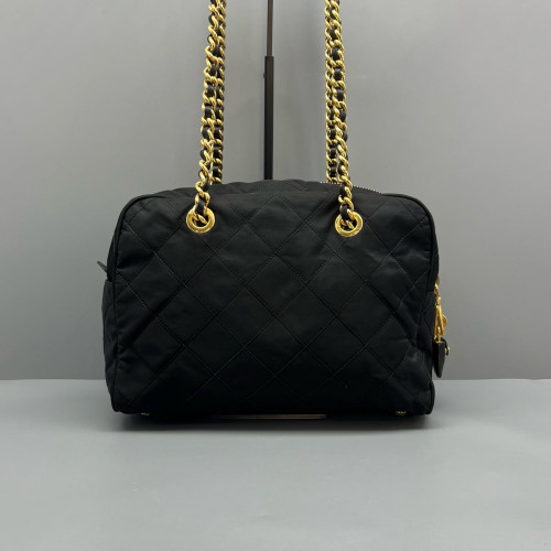Prada Boston Bag Tessuto Nylon Black