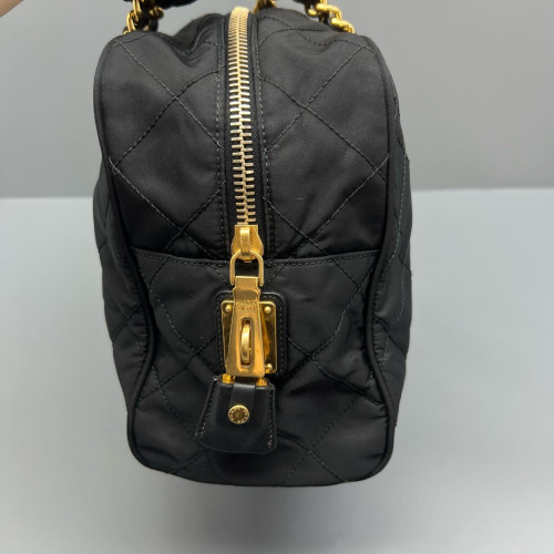 Prada Boston Bag Tessuto Nylon Black