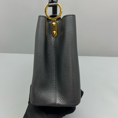 Louis Vuitton Capucines PM Calfskin Black