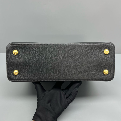 Louis Vuitton Capucines PM Calfskin Black