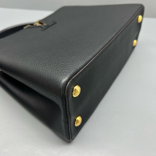 Louis Vuitton Capucines PM Calfskin Black