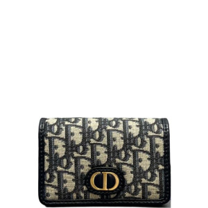 Dior Small 30 Montaigne Avenue Bag Oblique Blue