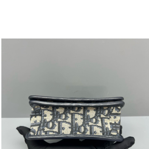Dior Small 30 Montaigne Avenue Bag Oblique Blue