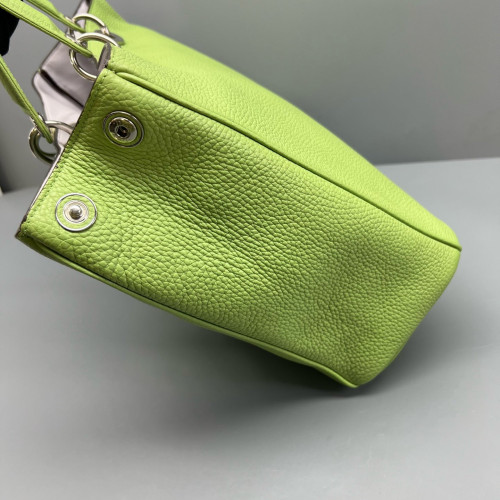 Dior Large Diorissimo Tote Grained Calfskin Light Green
