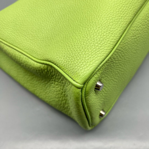Dior Large Diorissimo Tote Grained Calfskin Light Green