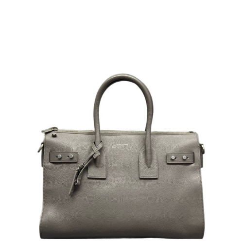 Yves Saint Laurent Medium Sac De Jour Calfskin Grey