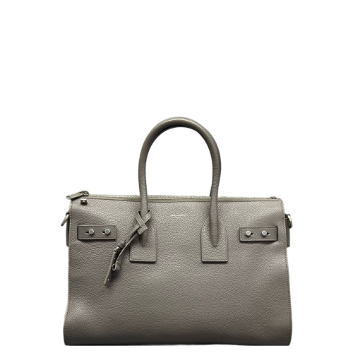 Yves Saint Laurent Medium Sac De Jour Calfskin Grey