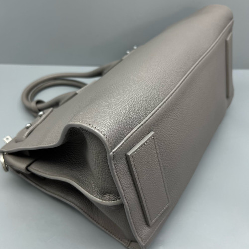 Yves Saint Laurent Medium Sac De Jour Calfskin Grey