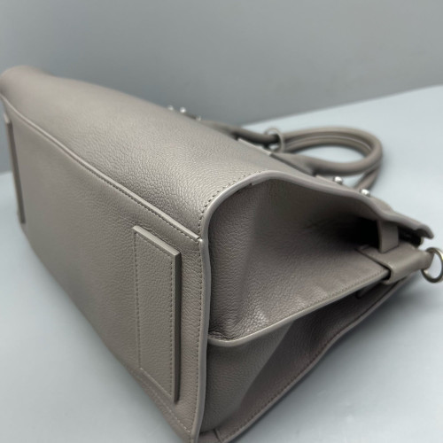 Yves Saint Laurent Medium Sac De Jour Calfskin Grey
