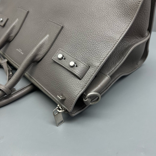 Yves Saint Laurent Medium Sac De Jour Calfskin Grey
