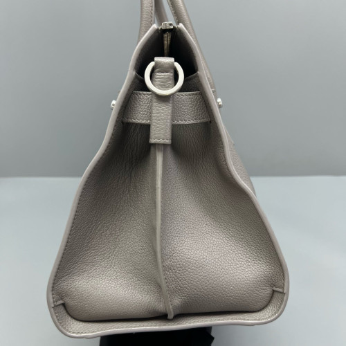 Yves Saint Laurent Medium Sac De Jour Calfskin Grey
