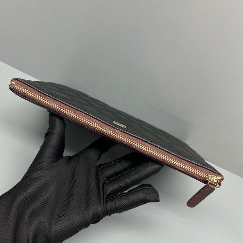 Chanel Quilted Clutch Calfskin Black