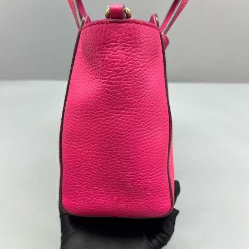Gucci Mini Swing Tote Grained Calfskin Magenta