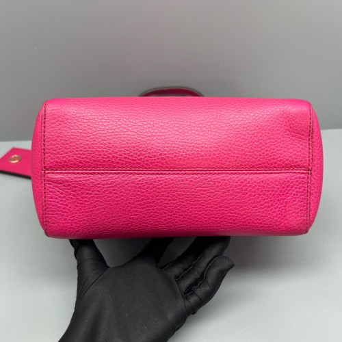 Gucci Mini Swing Tote Grained Calfskin Magenta