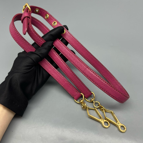 Miu Miu Two-Way Bag Grained Calfskin Pink Magenta Miu Miu Two-Way Bag Grained Calfskin Pink Magenta