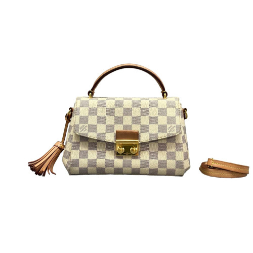 Louis Vuitton Croisette Damier Azur White Brown