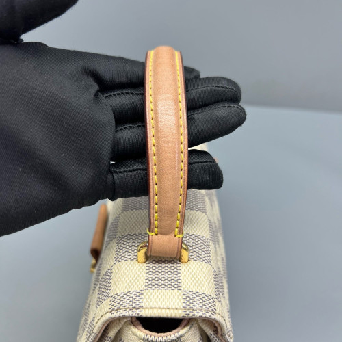 Louis Vuitton Croisette Damier Azur White Brown