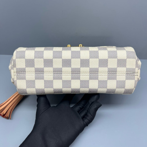 Louis Vuitton Croisette Damier Azur White Brown