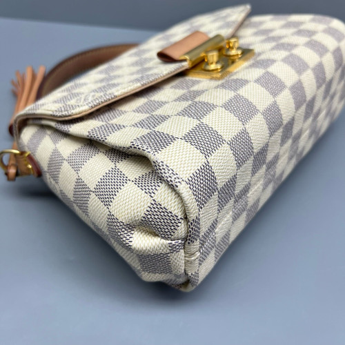 Louis Vuitton Croisette Damier Azur White Brown