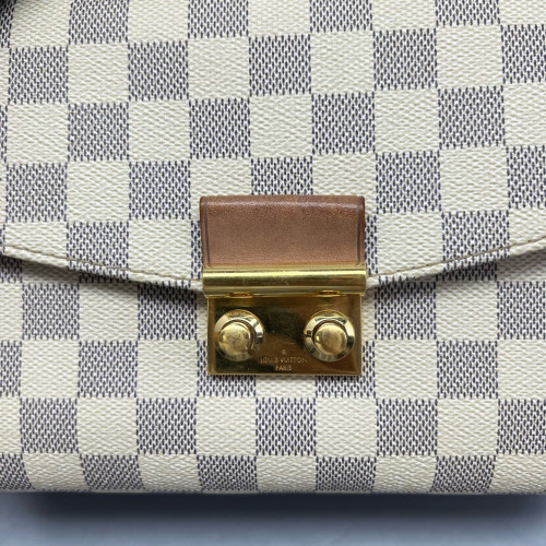 Louis Vuitton Croisette Damier Azur White Brown